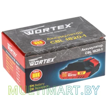 Аккумулятор Wortex CBL 1820-1 0329193 (18В/2 Ah) картинка 3